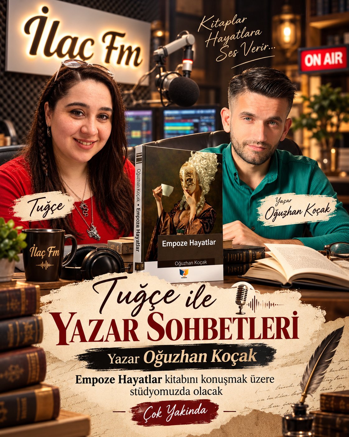Tuğçe ile Yazar Sohbetleri Yakında yayında!